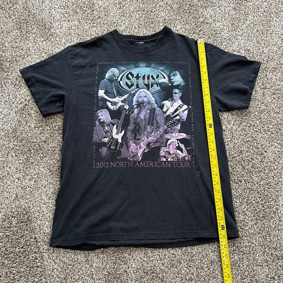 Other - Styx 2012 North American Tour T Shirt Size Medium black Rock Music
